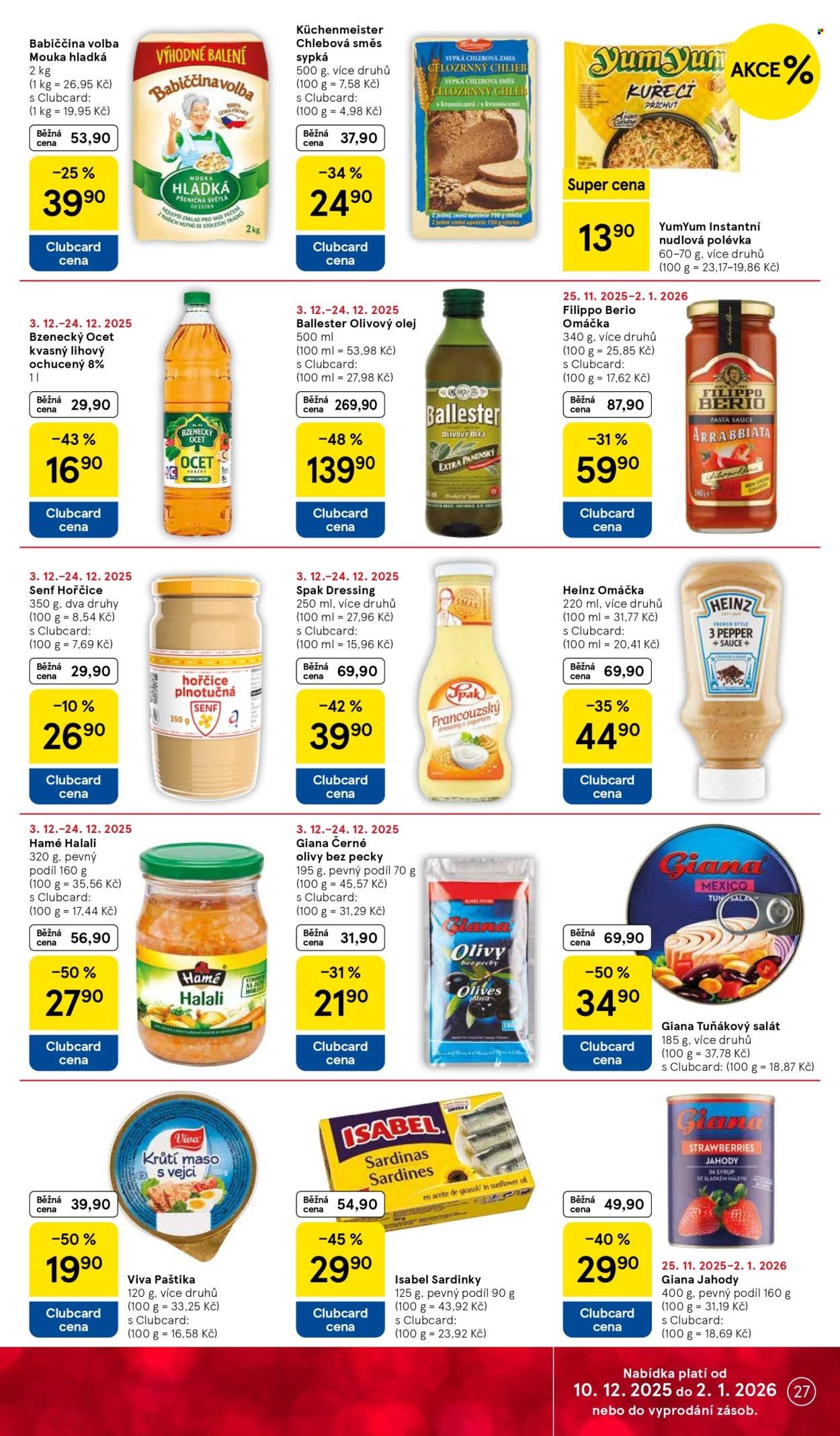 TESCO leták - Clubcard šetří peníze. (2025-12-10 - 2025-12-16)