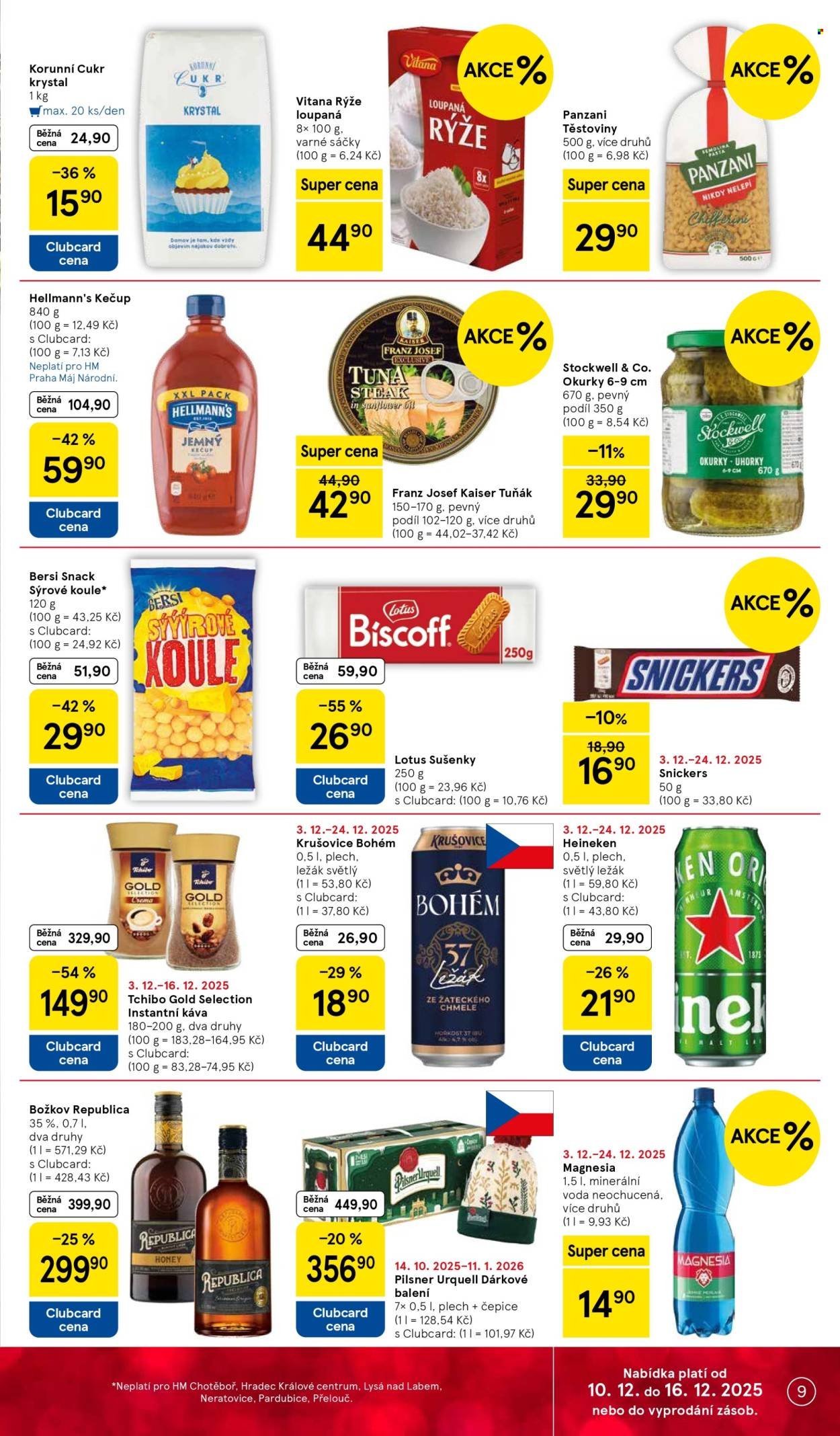 TESCO leták - Clubcard šetří peníze. (2025-12-10 - 2025-12-16)