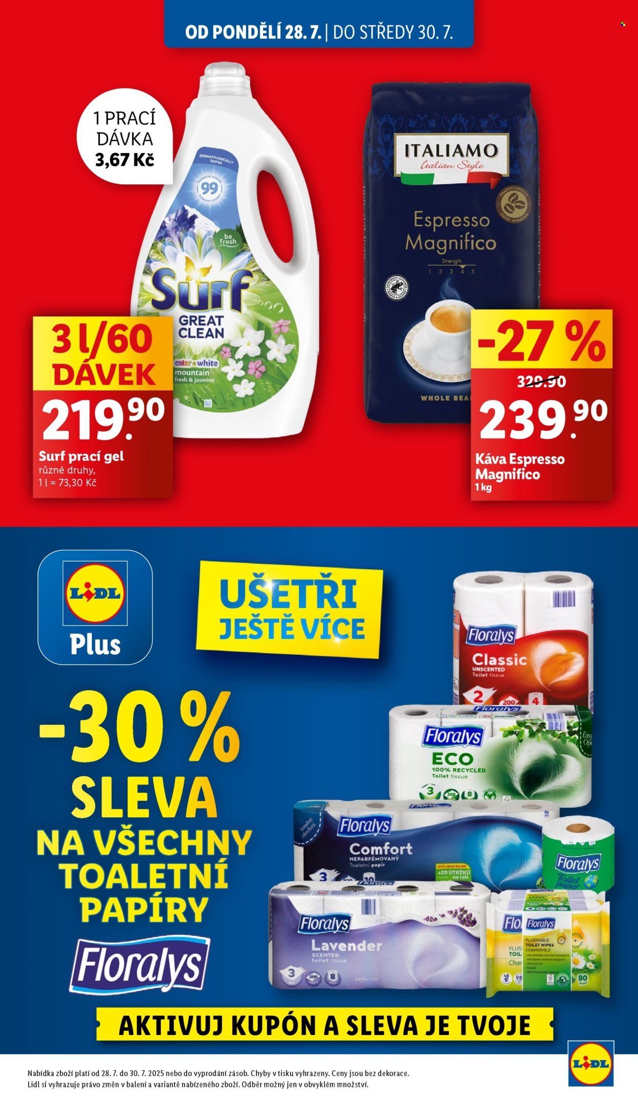 LIDL leták - Od pondělí 28.7.2025 (2025-07-28 - 2025-08-03)