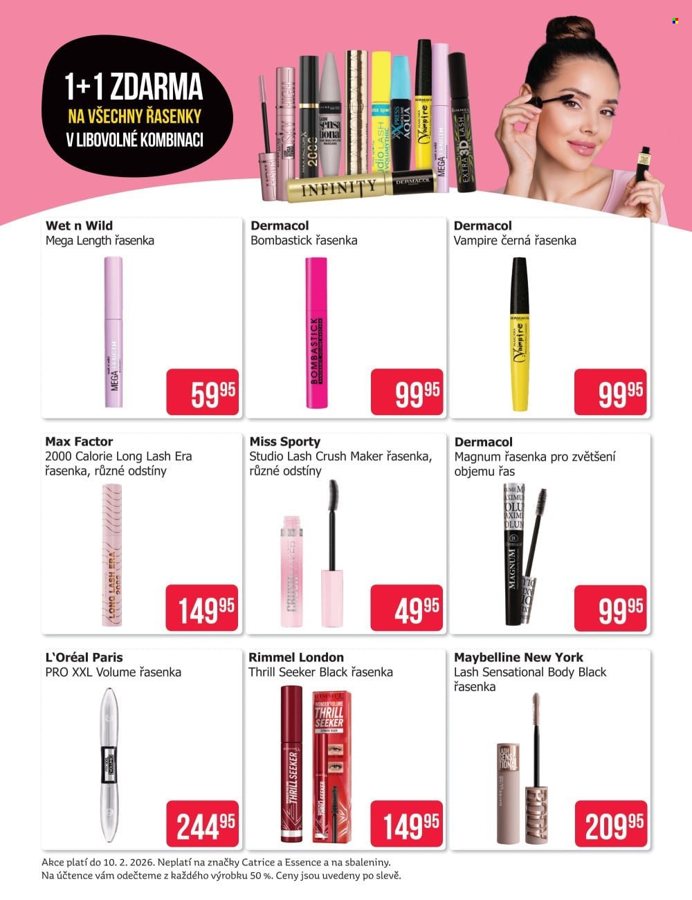TETA DROGERIE leták - 1+1 zdarma na všechny řasenky (2026-01-31 - 2026-02-10)