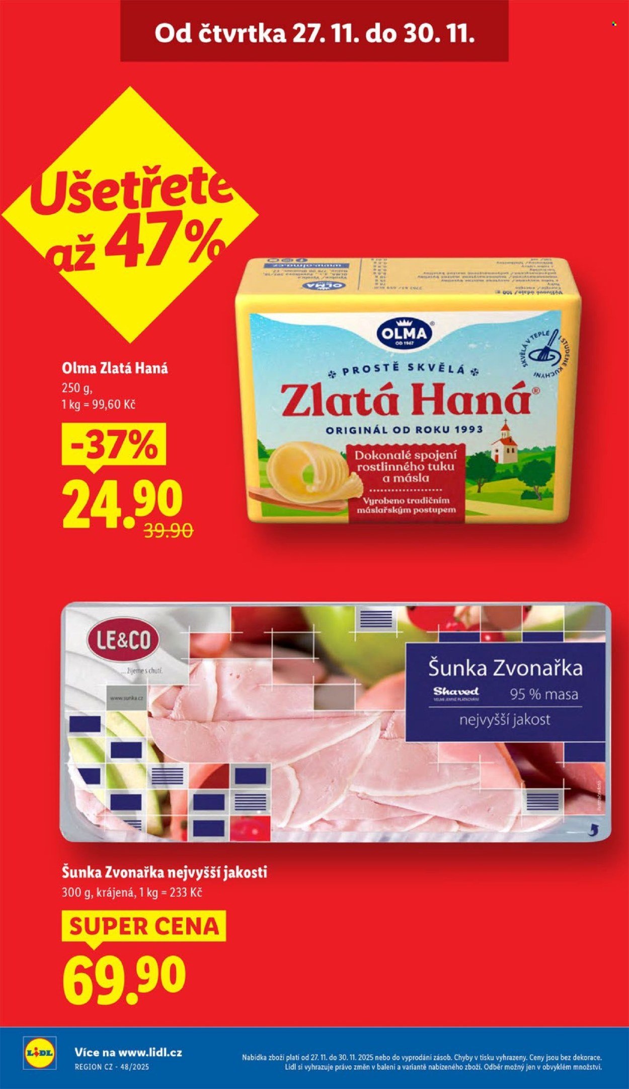 LIDL leták - Od čtvrtka 27.11.2025 (2025-11-27 - 2025-11-30)