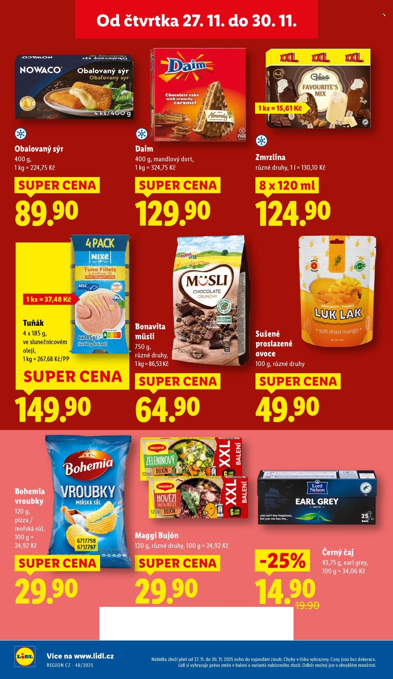 LIDL leták - Od čtvrtka 27.11.2025 (2025-11-27 - 2025-11-30)