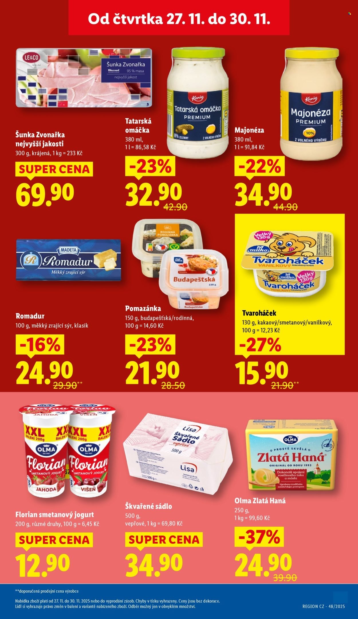 LIDL leták - Od čtvrtka 27.11.2025 (2025-11-27 - 2025-11-30)