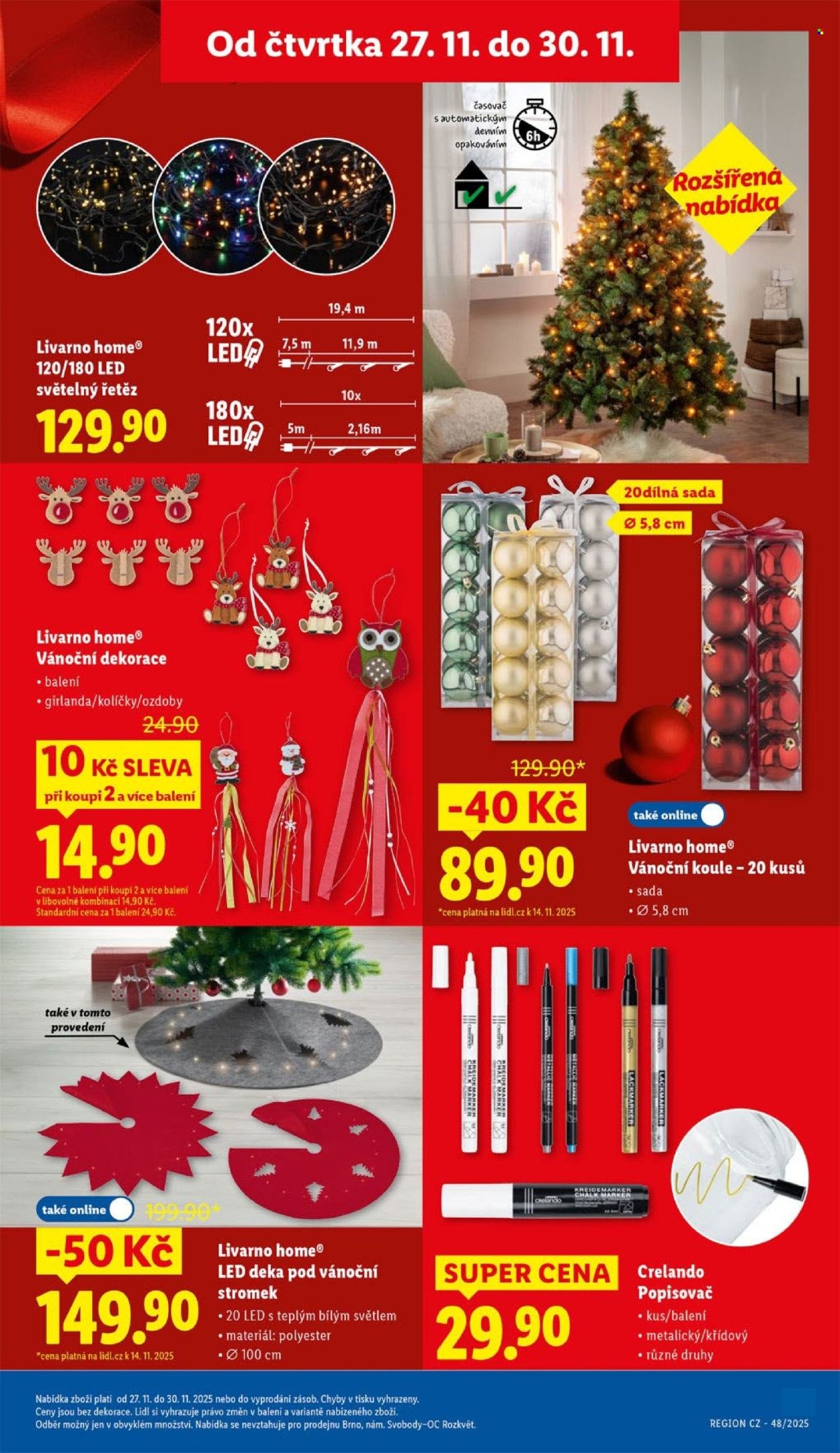 LIDL leták - Od čtvrtka 27.11.2025 (2025-11-27 - 2025-11-30)
