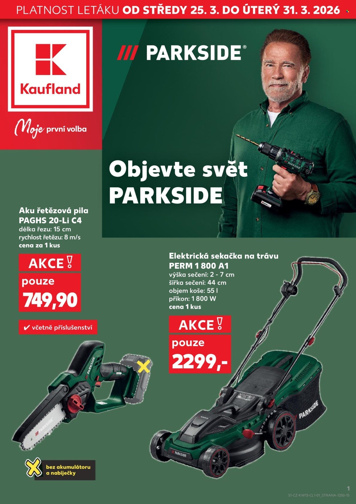 KAUFLAND leták - Objevte svět Parkside (2026-03-25 - 2026-03-31)