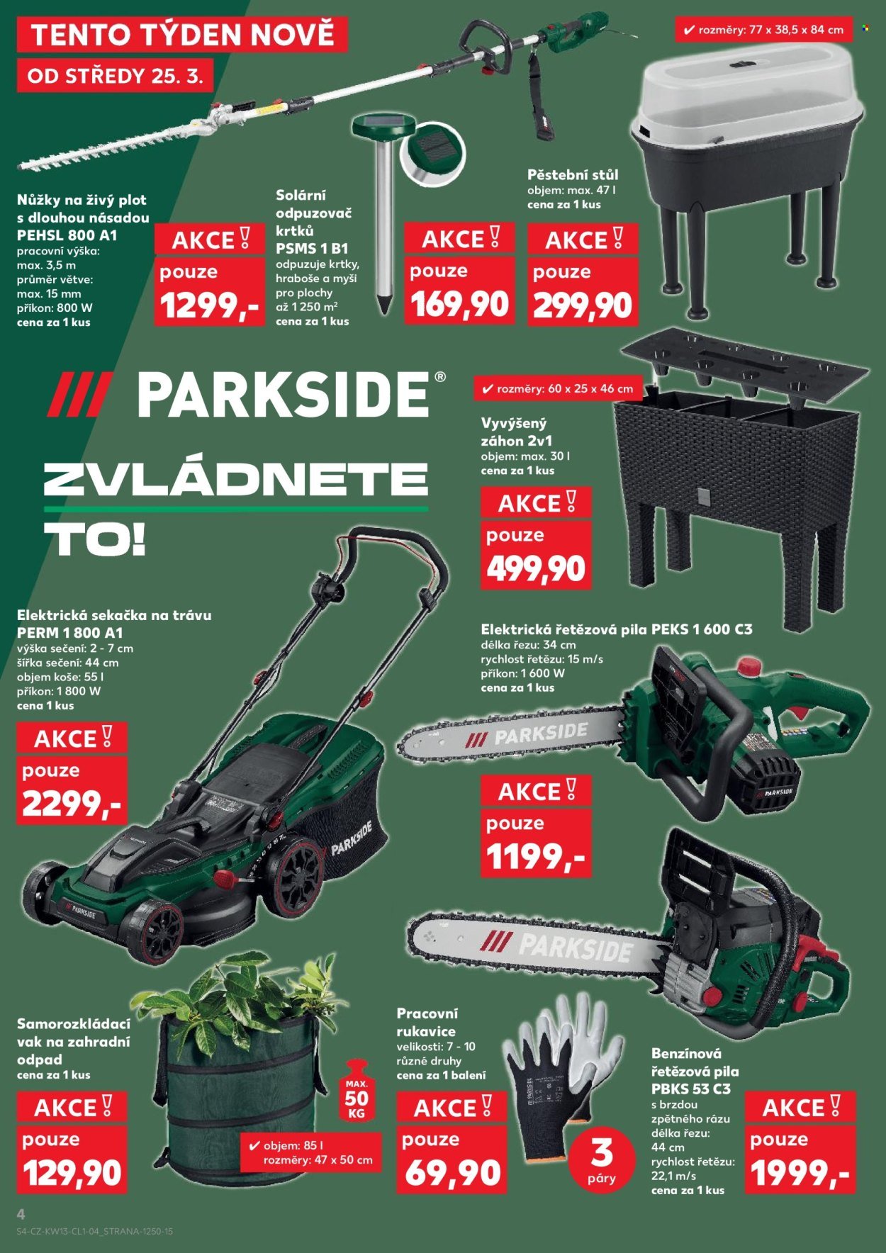 KAUFLAND leták - Objevte svět Parkside (2026-03-25 - 2026-03-31)