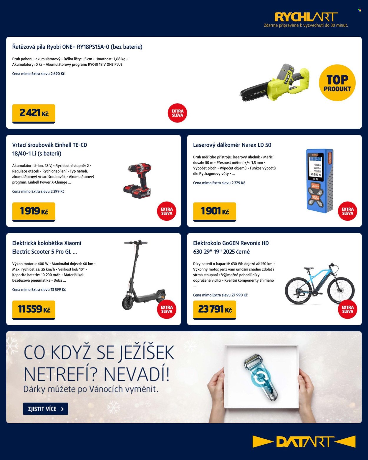 DATART leták - Extra sleva na vánoční dárky až 40% (2025-12-03 - 2025-12-24)