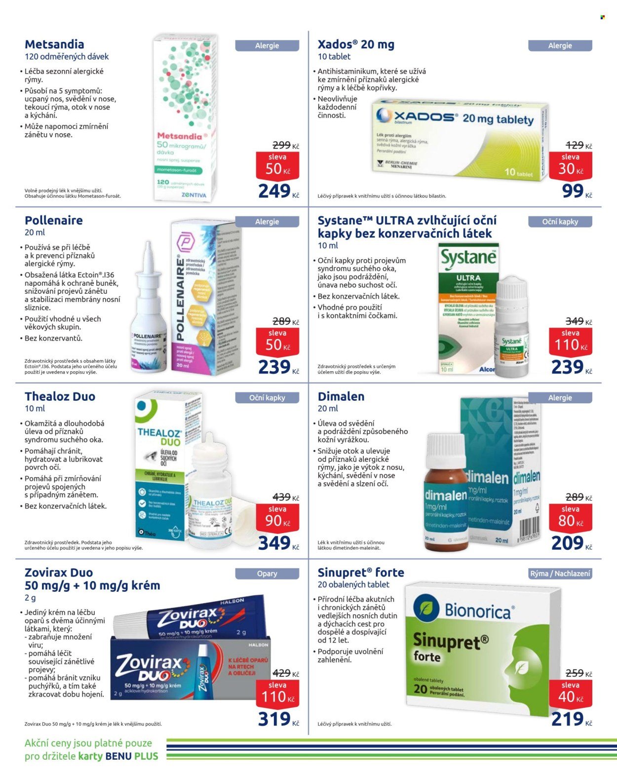 BENU LÉKÁRNA leták - Akční leták (2026-03-01 - 2026-03-31)