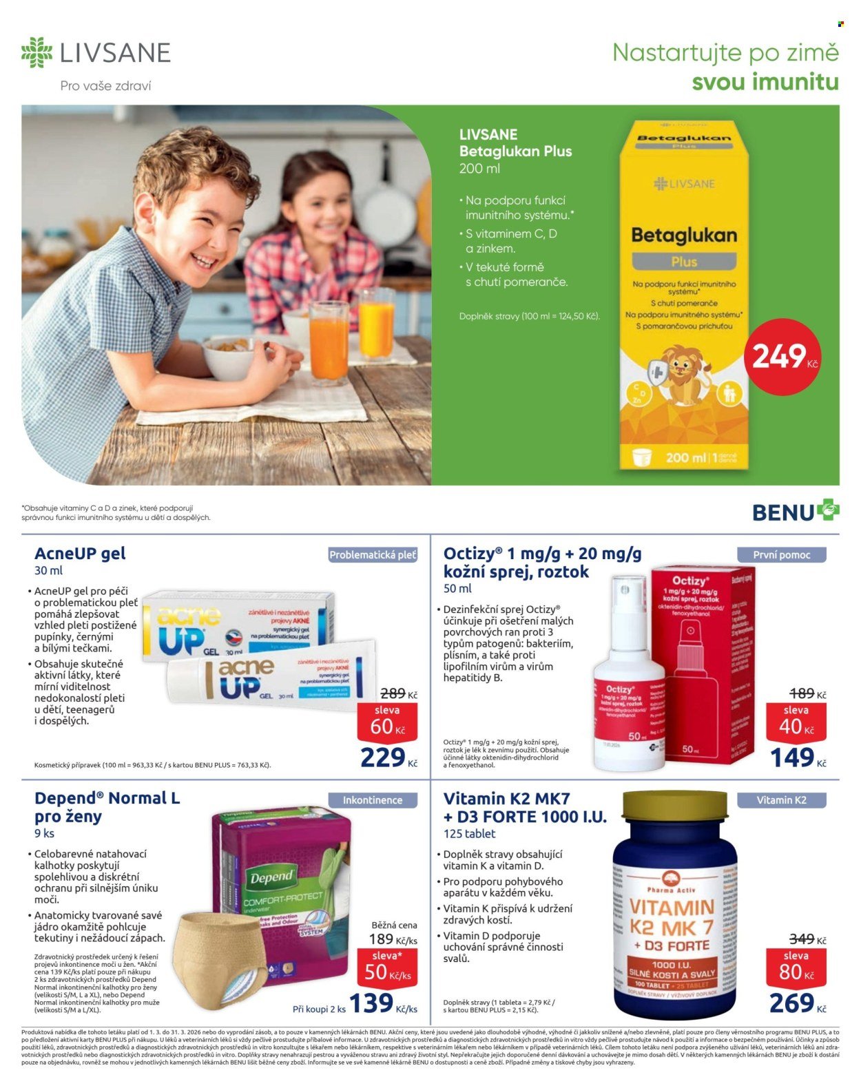 BENU LÉKÁRNA leták - Akční leták (2026-03-01 - 2026-03-31)