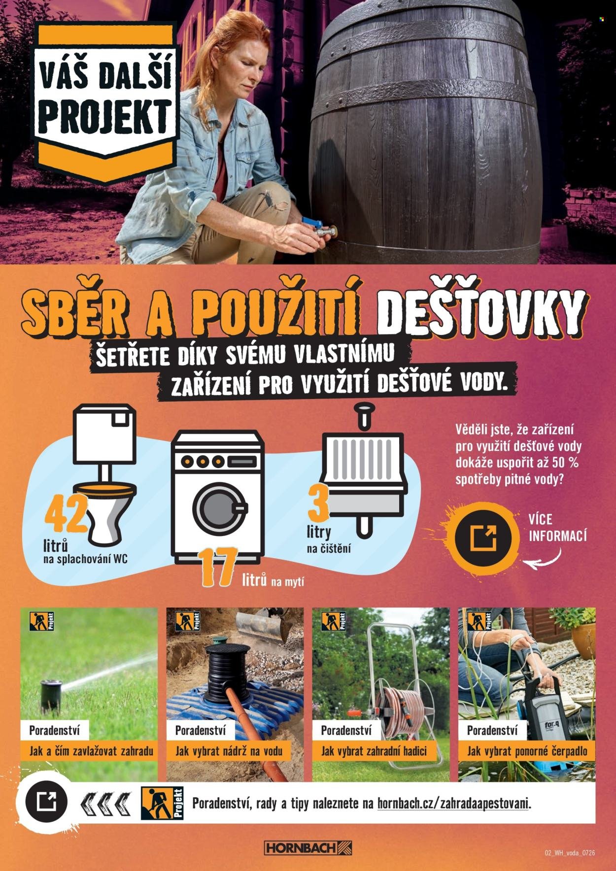 HORNBACH leták - Váš další projekt - Dešťová voda