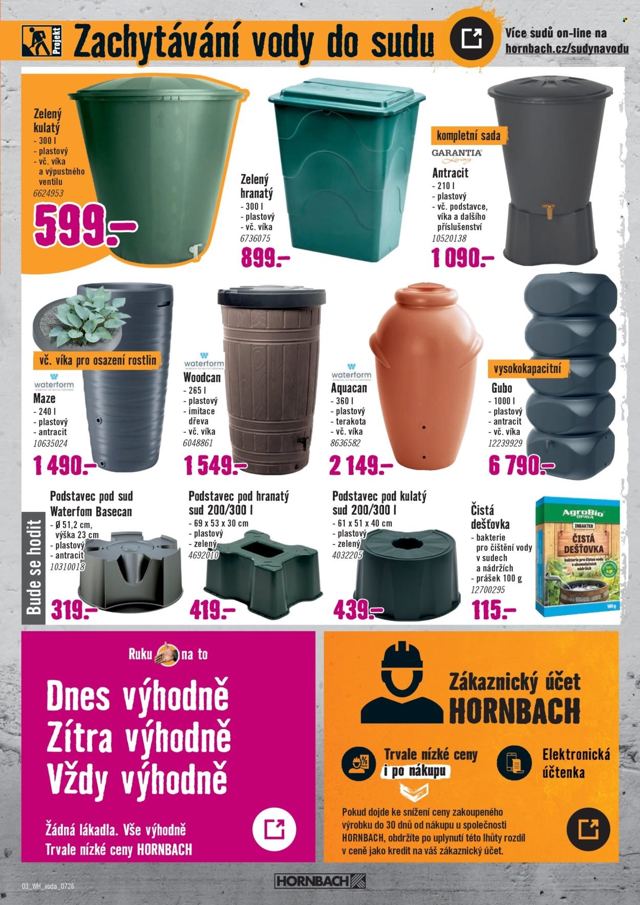 HORNBACH leták - Váš další projekt - Dešťová voda