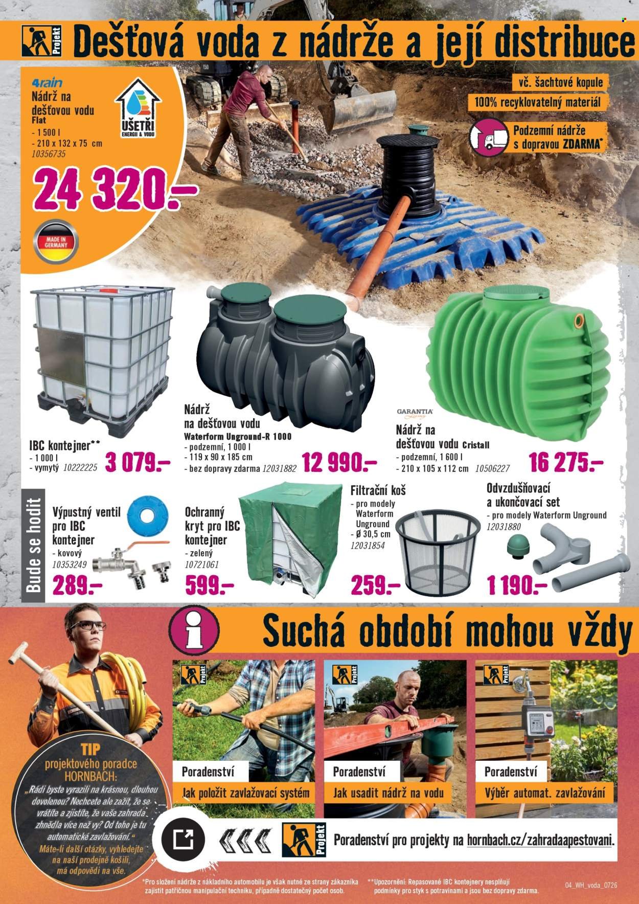 HORNBACH leták - Váš další projekt - Dešťová voda