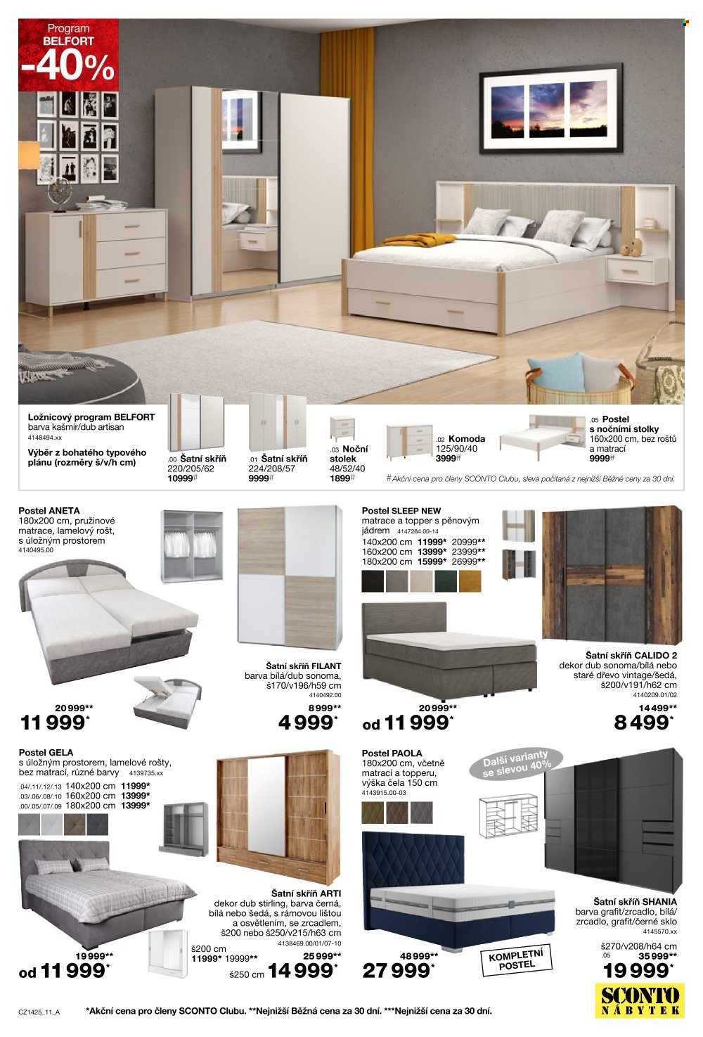 SCONTO NÁBYTEK leták - -40% na jídelní stoly a židle (2025-11-05 - 2025-11-25)