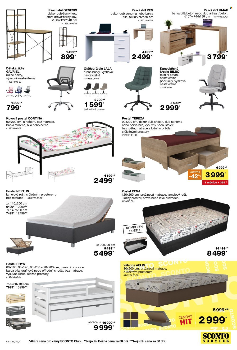 SCONTO NÁBYTEK leták - -40% na jídelní stoly a židle (2025-11-05 - 2025-11-25)