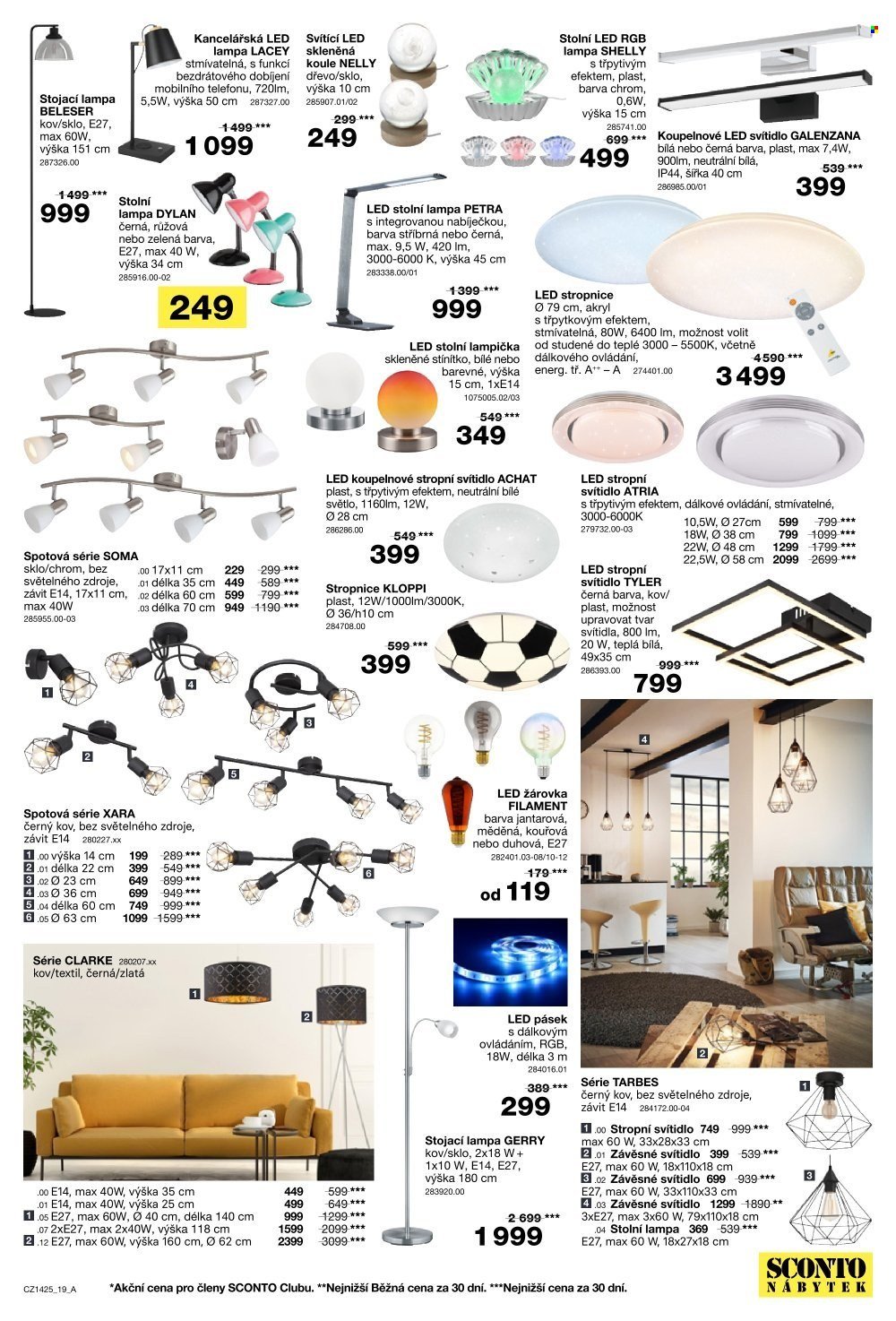 SCONTO NÁBYTEK leták - -40% na jídelní stoly a židle (2025-11-05 - 2025-11-25)