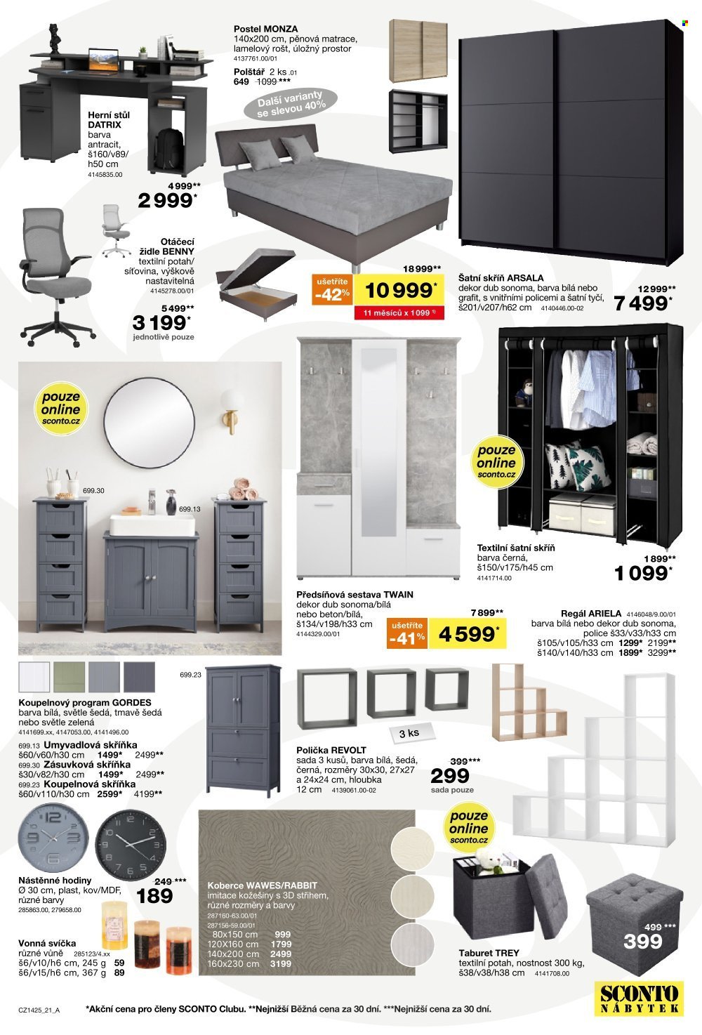 SCONTO NÁBYTEK leták - -40% na jídelní stoly a židle (2025-11-05 - 2025-11-25)