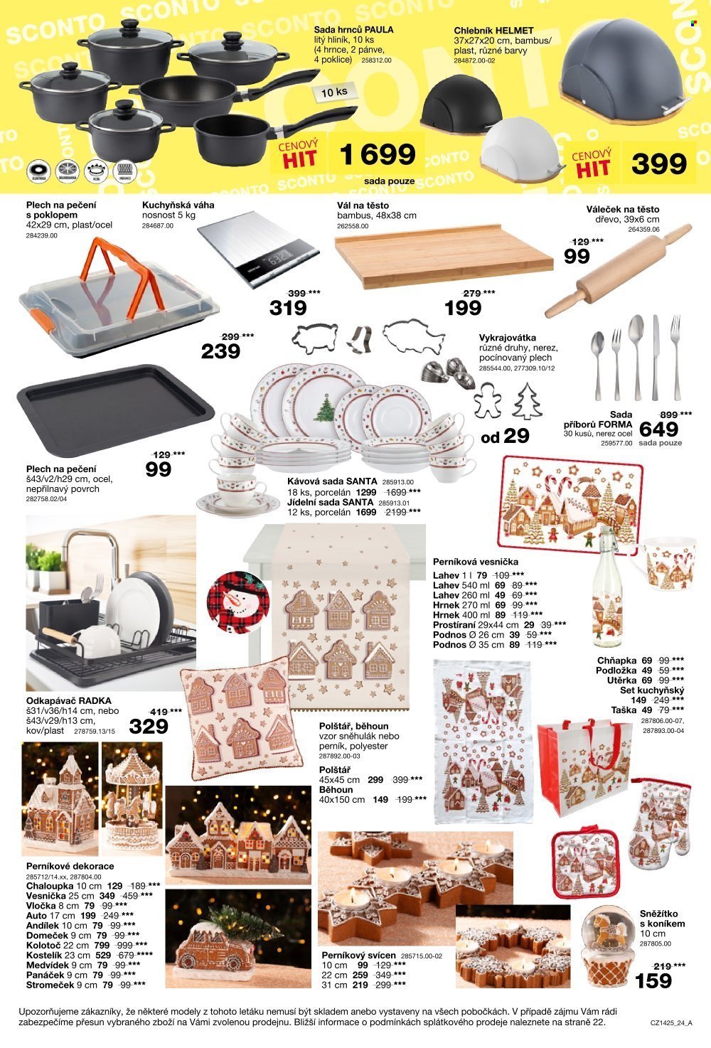 SCONTO NÁBYTEK leták - -40% na jídelní stoly a židle (2025-11-05 - 2025-11-25)