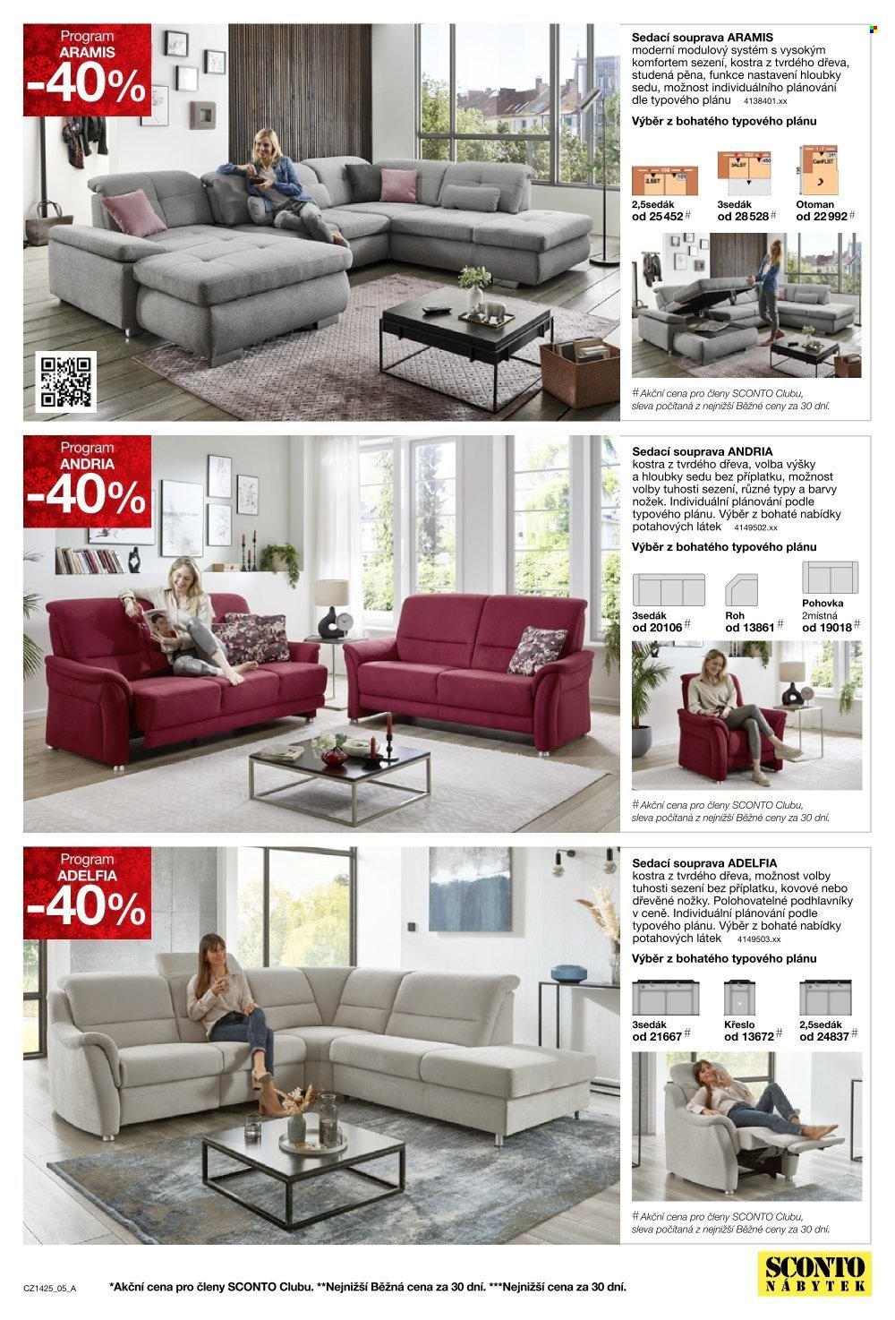 SCONTO NÁBYTEK leták - -40% na jídelní stoly a židle (2025-11-05 - 2025-11-25)