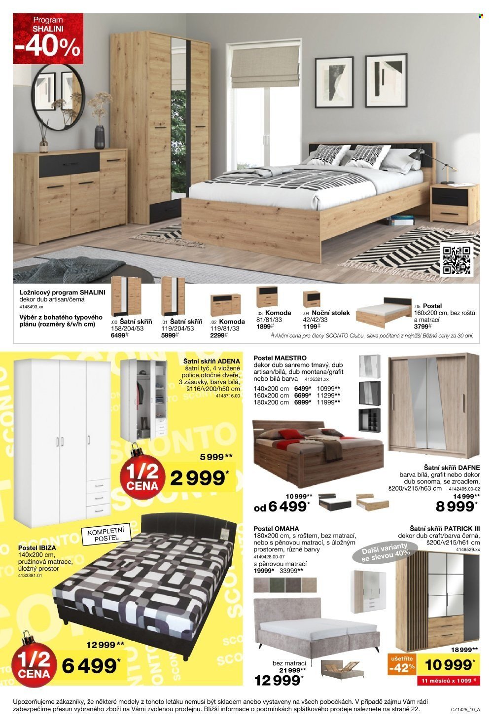 SCONTO NÁBYTEK leták - -40% na jídelní stoly a židle (2025-11-05 - 2025-11-25)