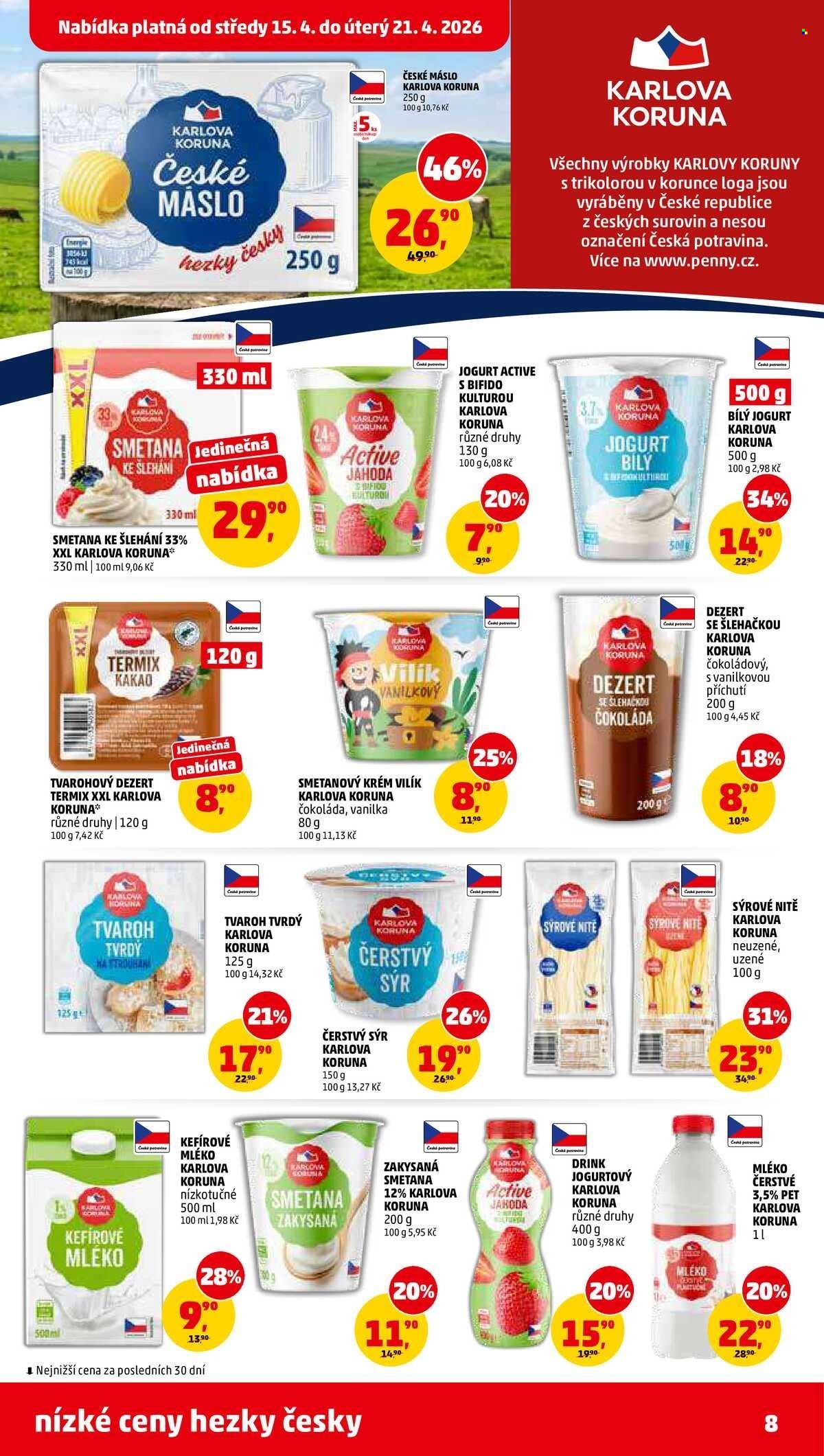 PENNY leták - nízké ceny hezky česky (2026-04-15 - 2026-04-21)