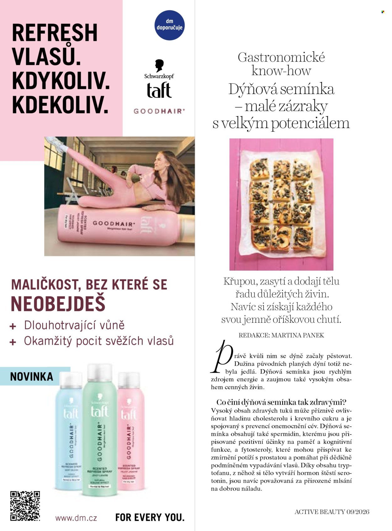 DM DROGERIE leták - Active Beauty