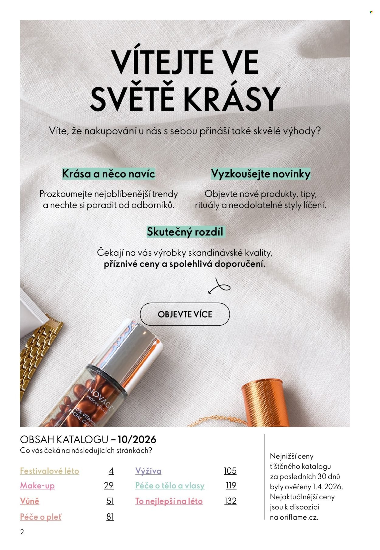 ORIFLAME leták - Od středy 8.7.2026
