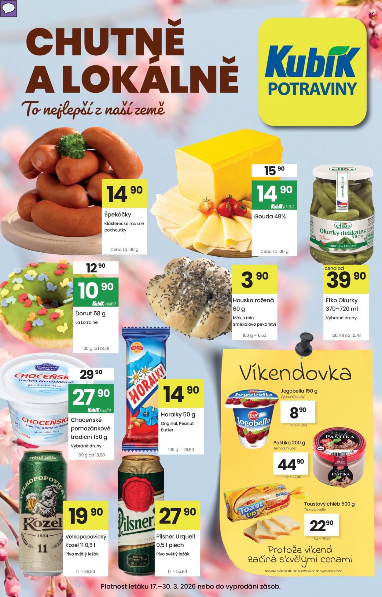 KUBÍK leták - Od úterý 17.3.2026 (2026-03-17 - 2026-03-30)