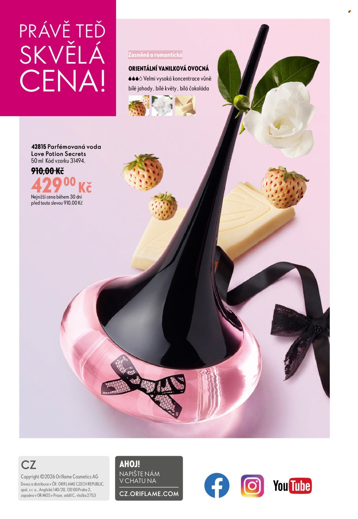 ORIFLAME leták - Od středy 19.8.2026