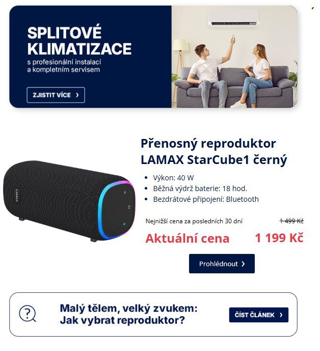 DATART leták - Maxi výprodej