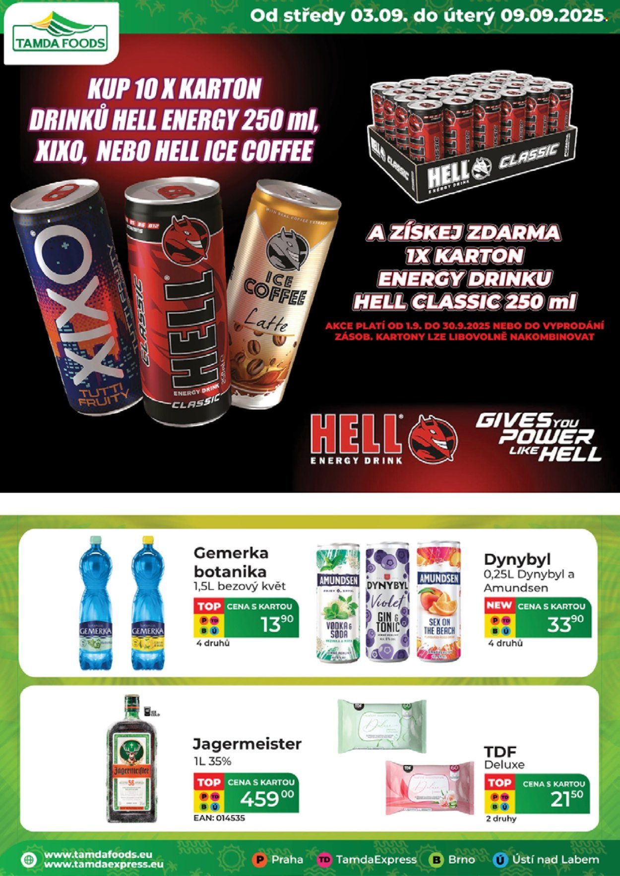 TAMDA FOODS leták - Od středy 3.9.2025 (2025-09-03 - 2025-09-09)