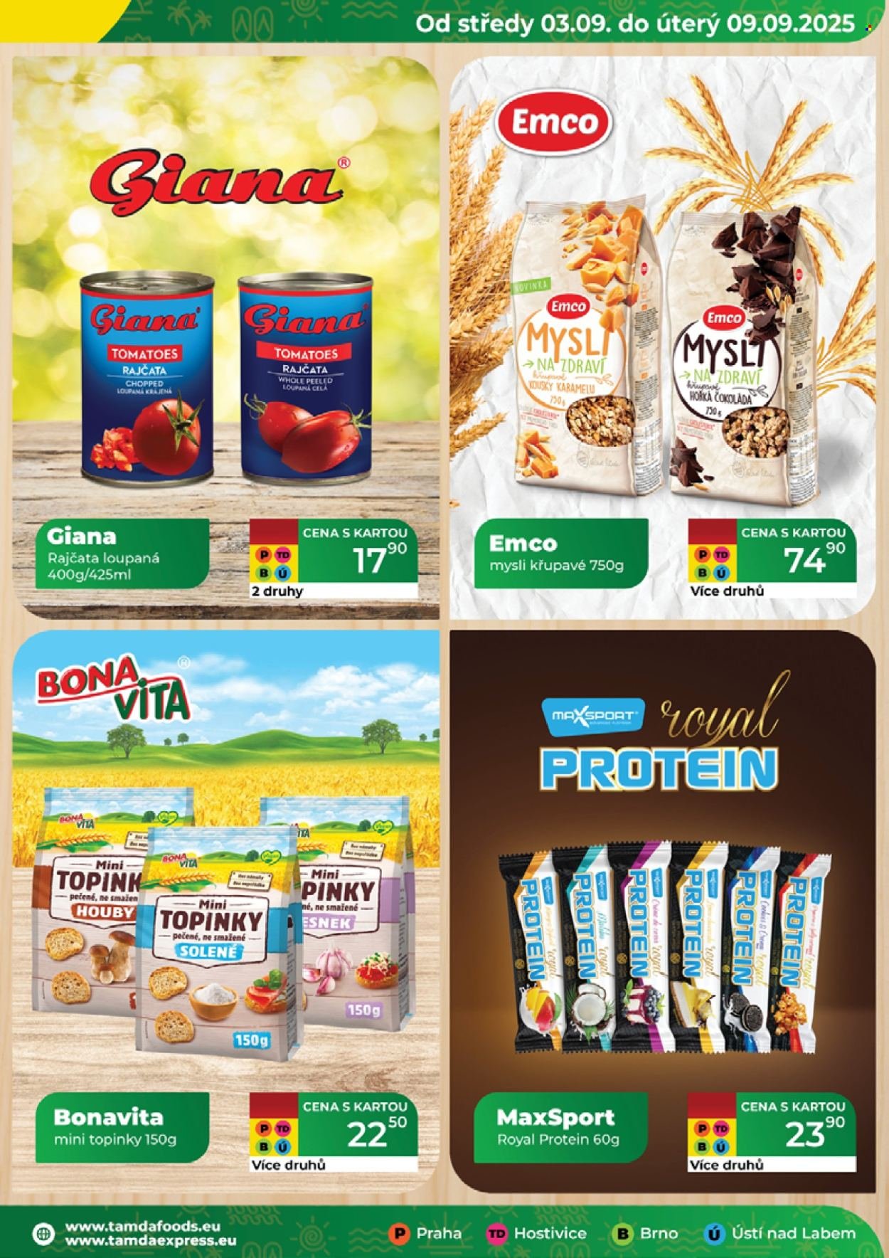 TAMDA FOODS leták - Od středy 3.9.2025 (2025-09-03 - 2025-09-09)
