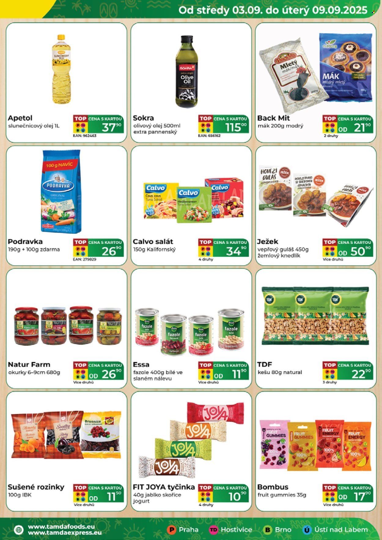 TAMDA FOODS leták - Od středy 3.9.2025 (2025-09-03 - 2025-09-09)