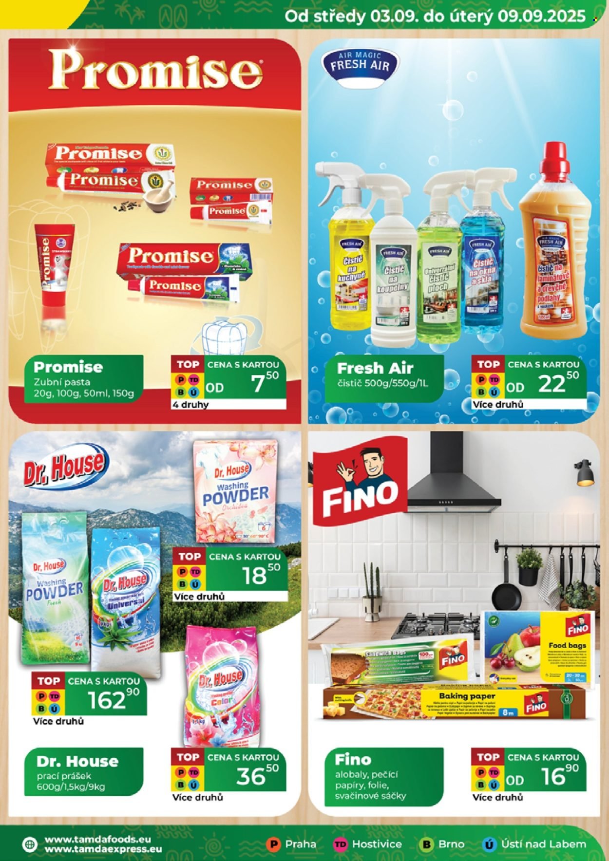 TAMDA FOODS leták - Od středy 3.9.2025 (2025-09-03 - 2025-09-09)