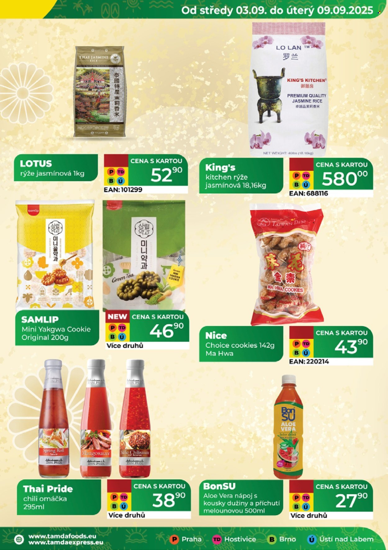 TAMDA FOODS leták - Od středy 3.9.2025 (2025-09-03 - 2025-09-09)