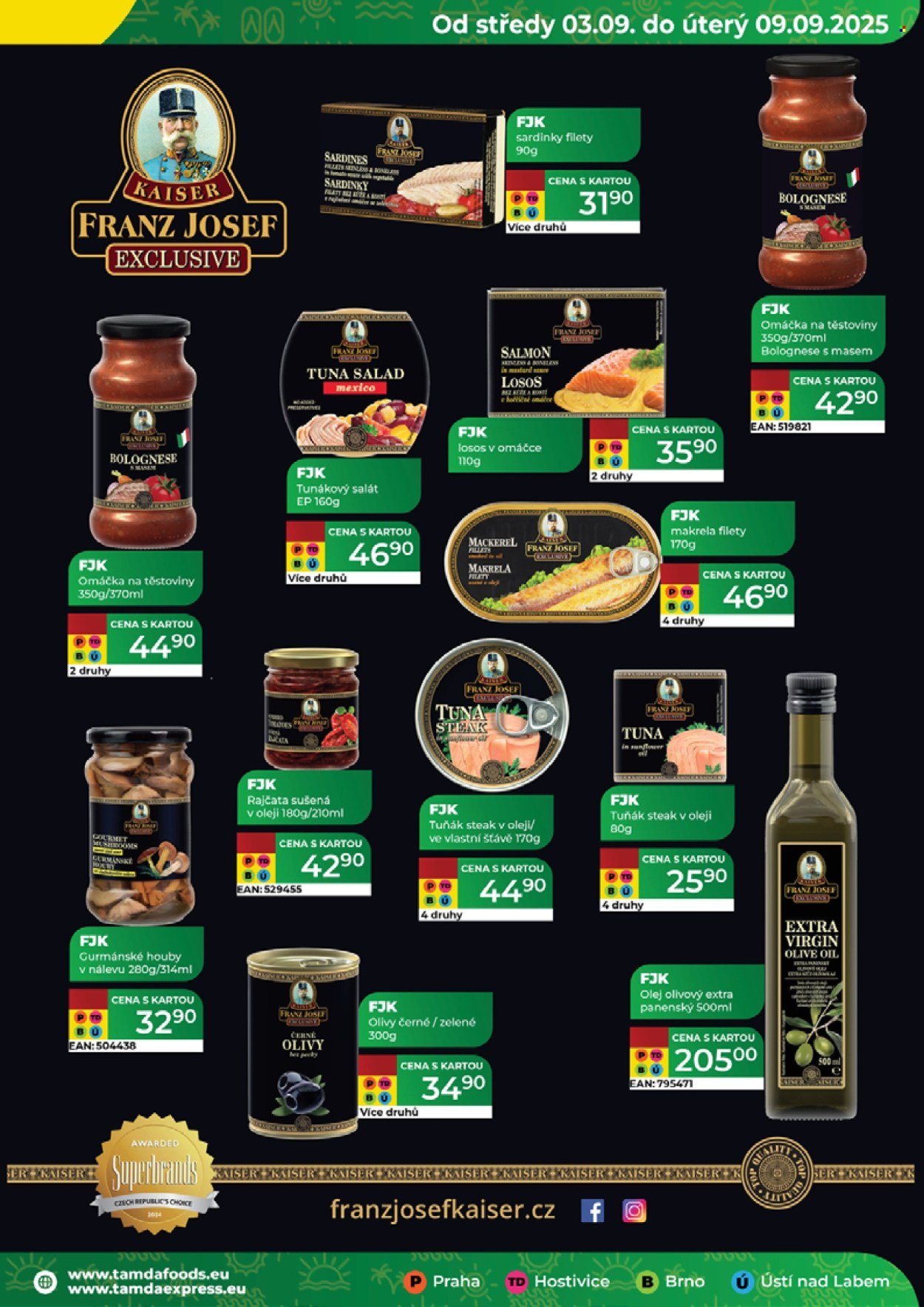 TAMDA FOODS leták - Od středy 3.9.2025 (2025-09-03 - 2025-09-09)