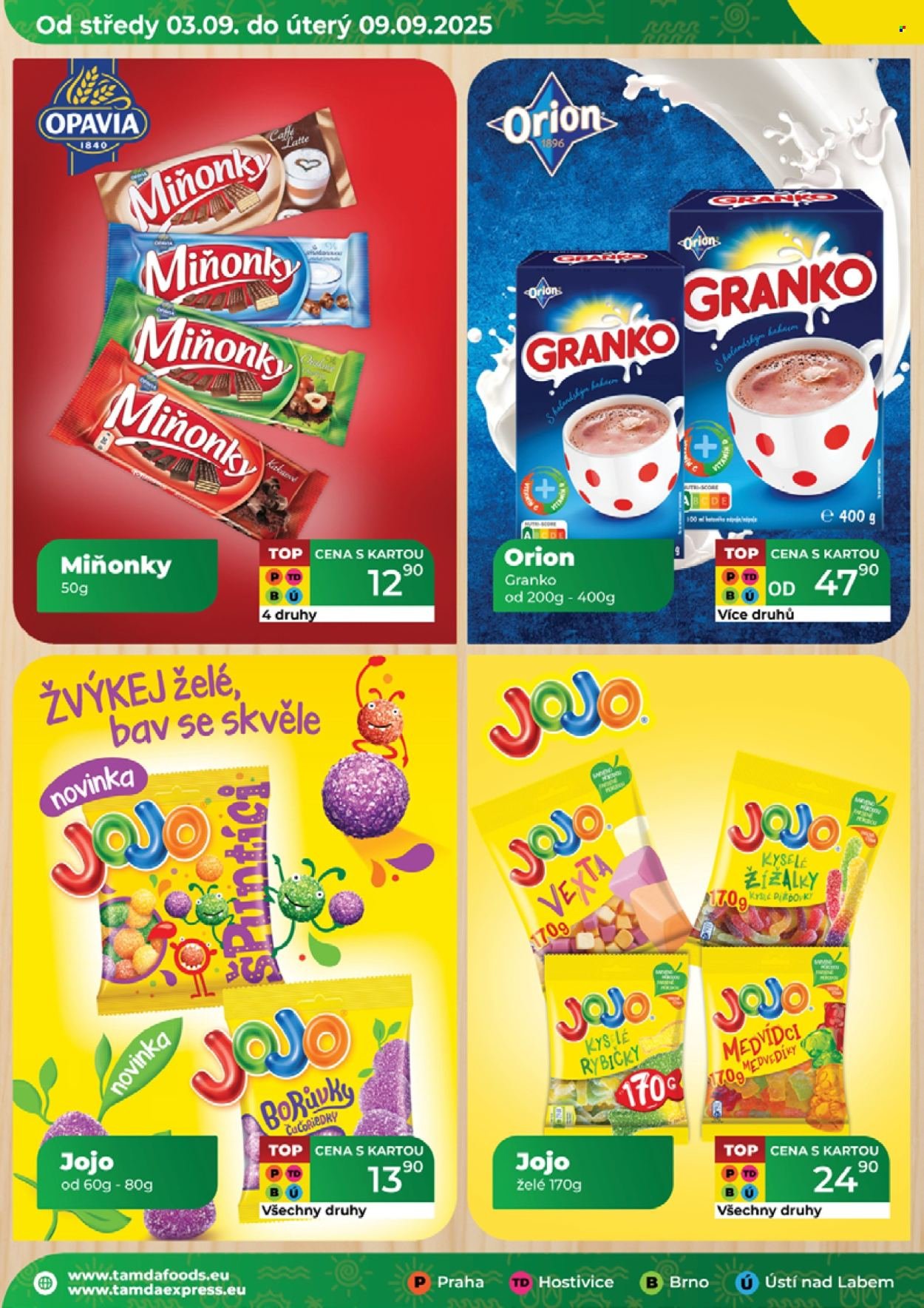TAMDA FOODS leták - Od středy 3.9.2025 (2025-09-03 - 2025-09-09)
