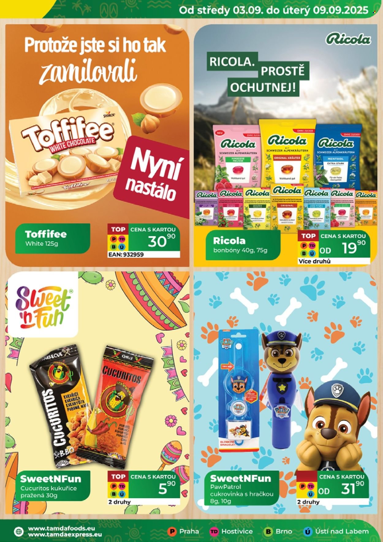 TAMDA FOODS leták - Od středy 3.9.2025 (2025-09-03 - 2025-09-09)