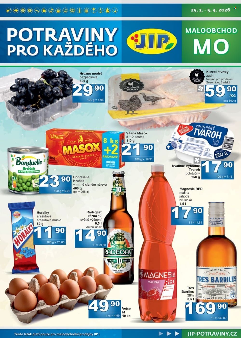 JIP leták - Potraviny pro každého (2026-03-25 - 2026-04-05)