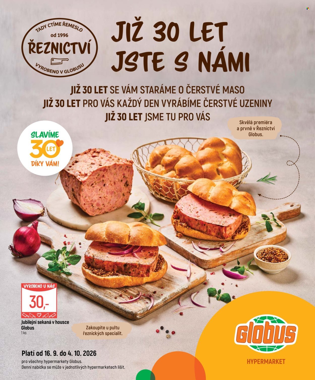 GLOBUS leták - Od středy 16.9.2026