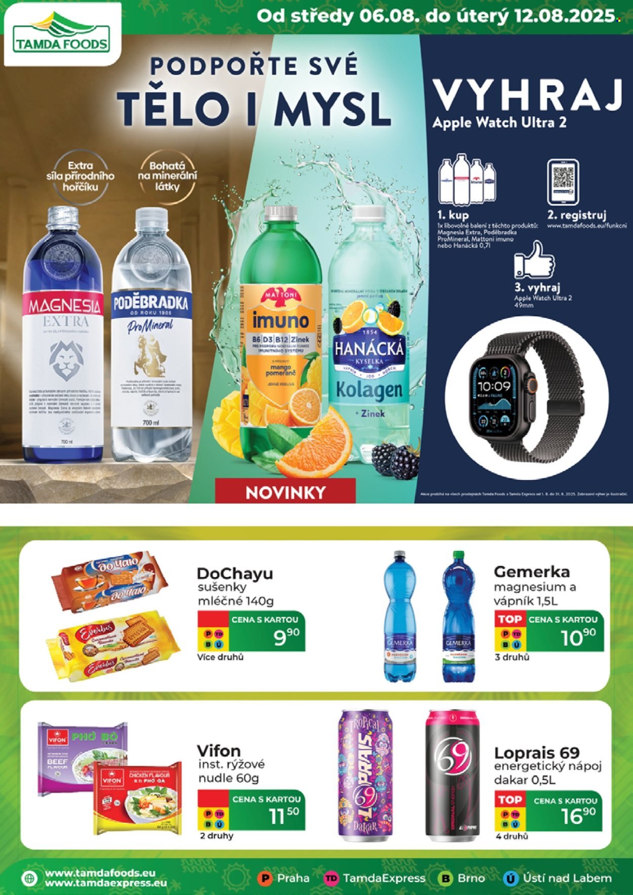 TAMDA FOODS leták - Od středy 6.8.2025 (2025-08-06 - 2025-08-12)