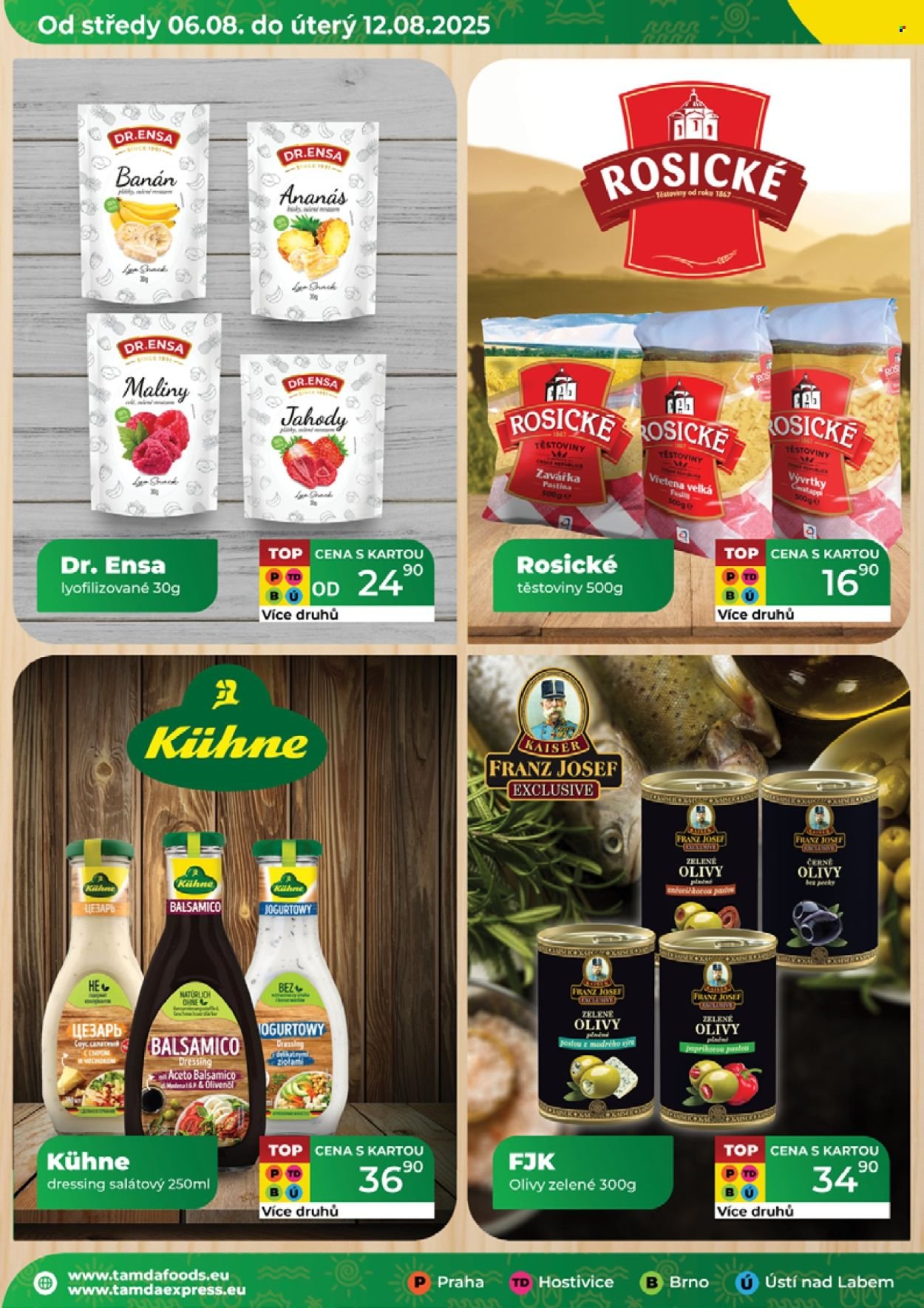 TAMDA FOODS leták - Od středy 6.8.2025 (2025-08-06 - 2025-08-12)