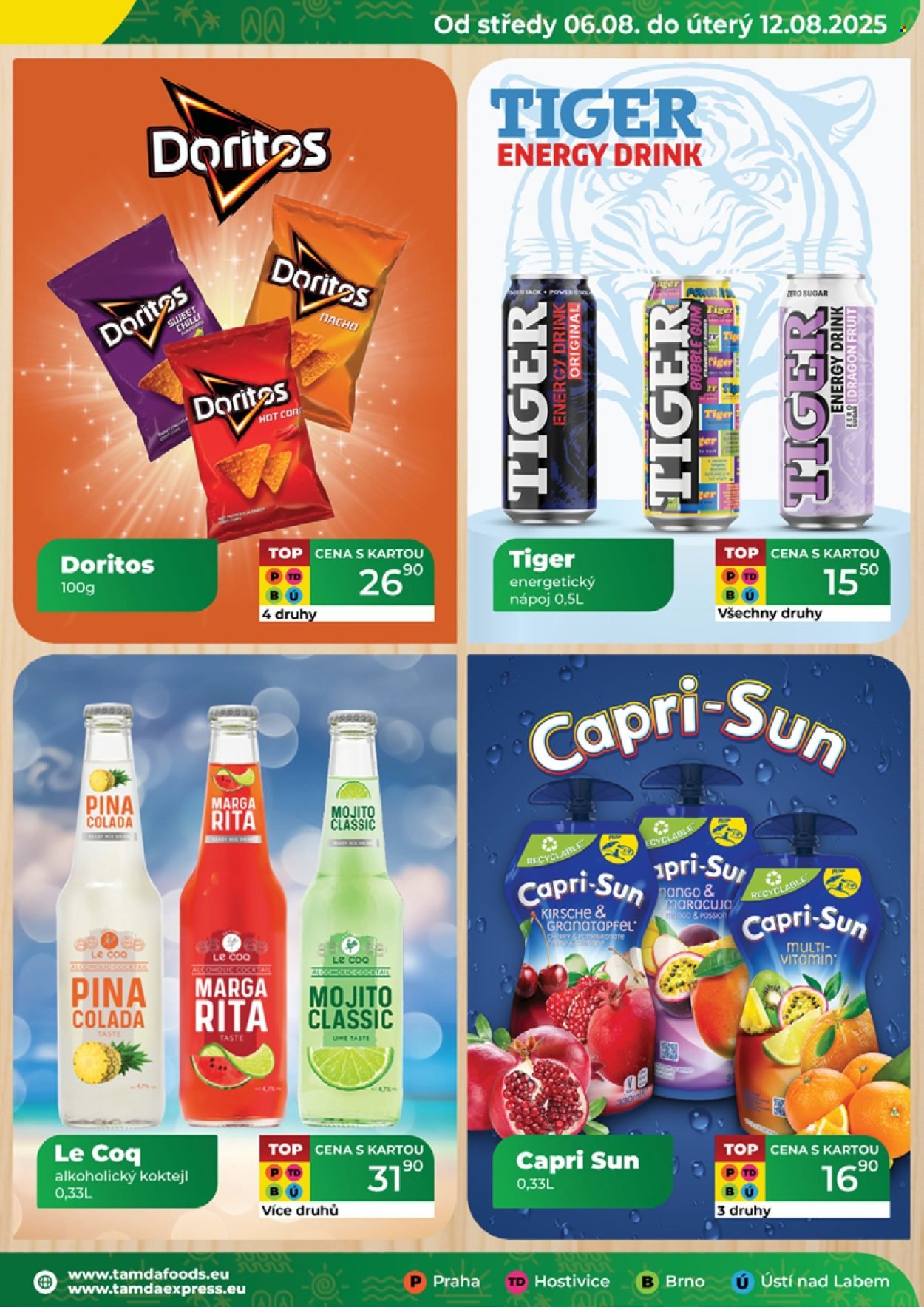 TAMDA FOODS leták - Od středy 6.8.2025 (2025-08-06 - 2025-08-12)