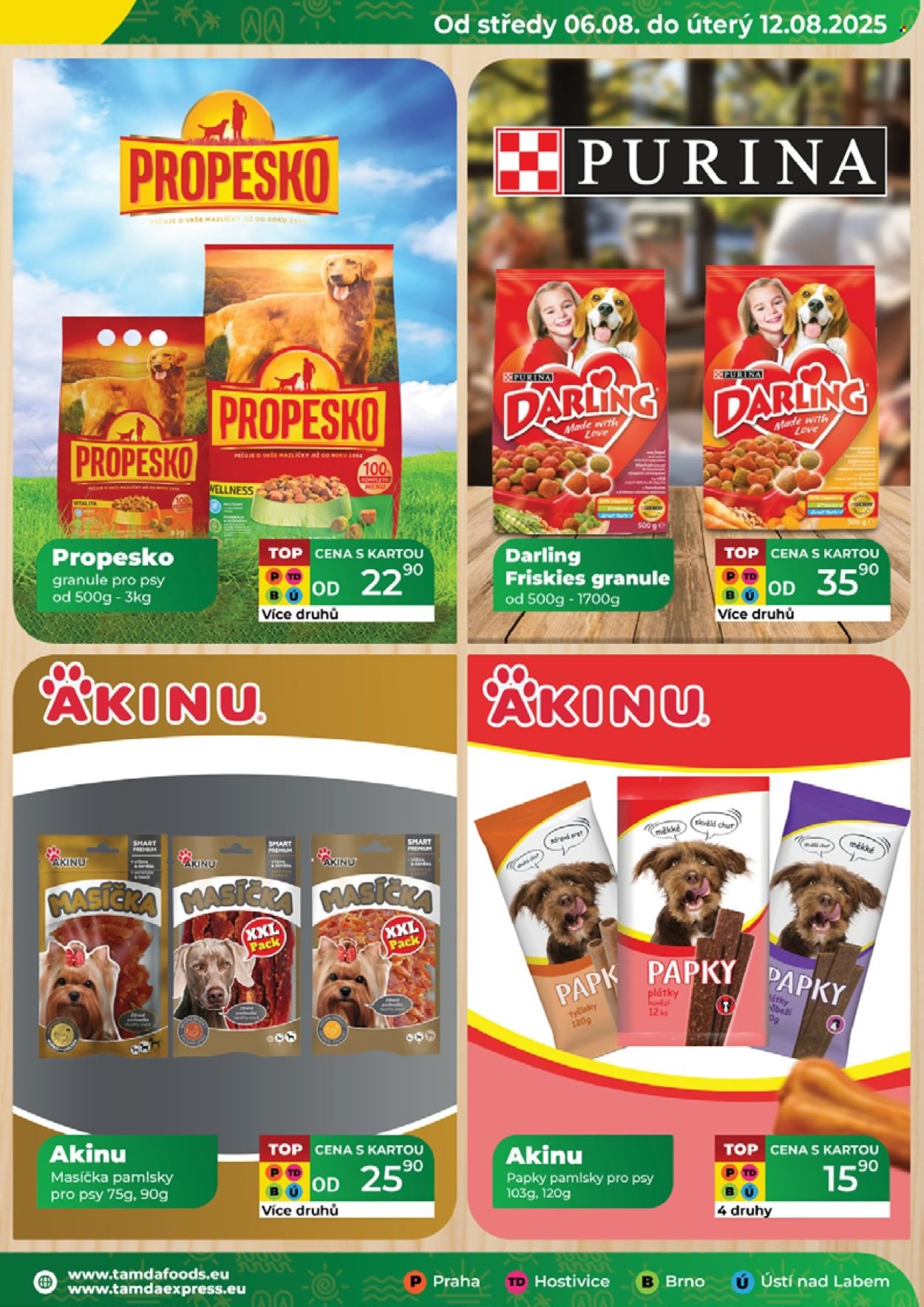 TAMDA FOODS leták - Od středy 6.8.2025 (2025-08-06 - 2025-08-12)