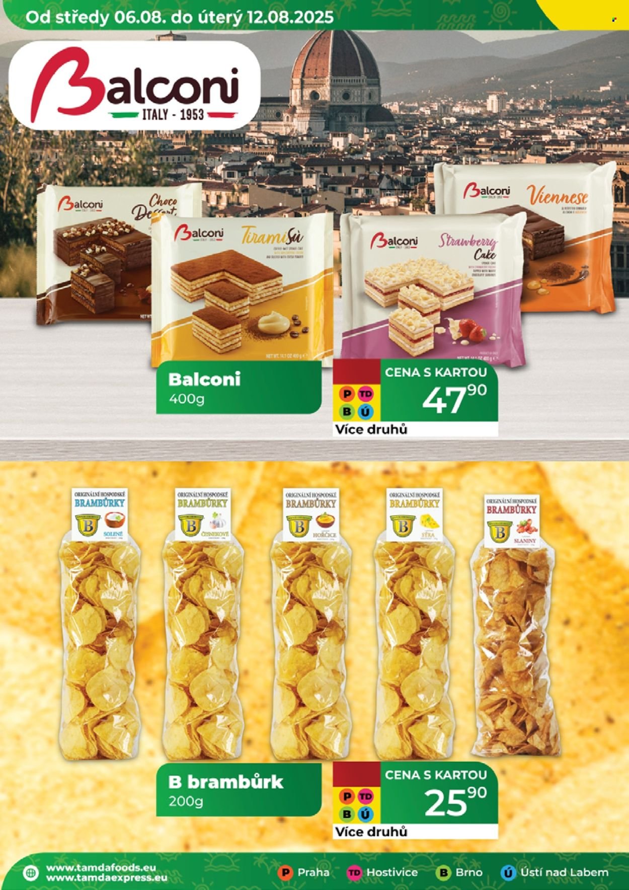 TAMDA FOODS leták - Od středy 6.8.2025 (2025-08-06 - 2025-08-12)