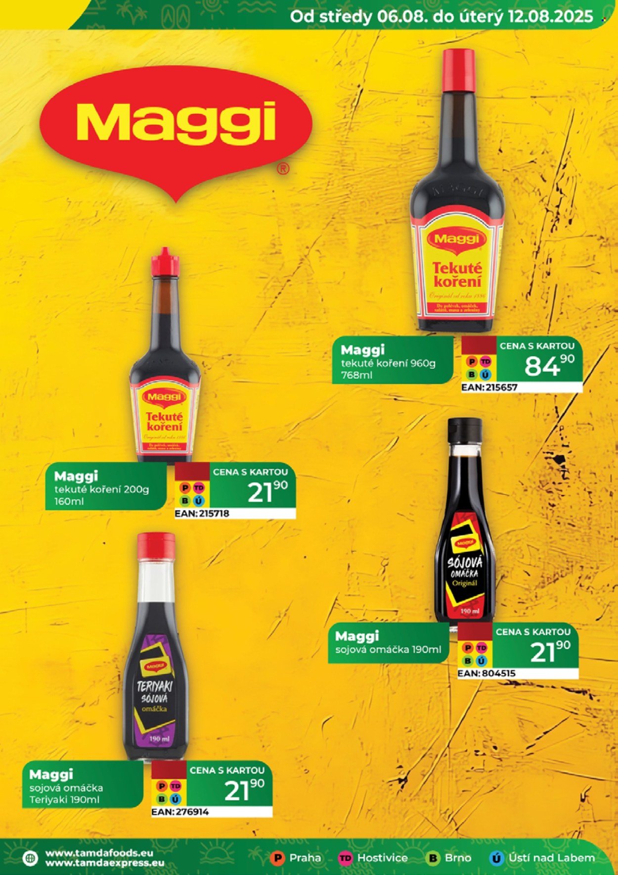 TAMDA FOODS leták - Od středy 6.8.2025 (2025-08-06 - 2025-08-12)