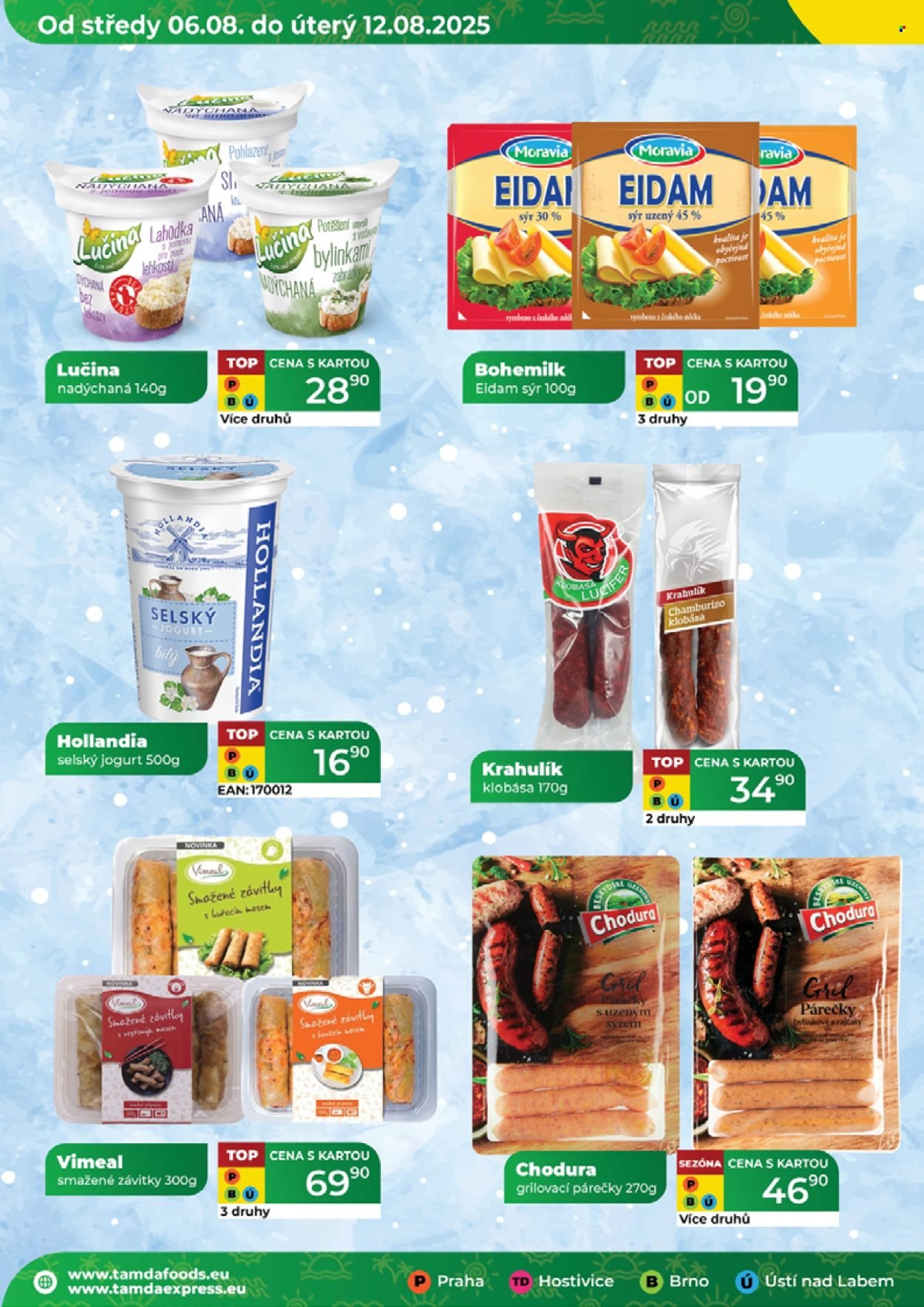 TAMDA FOODS leták - Od středy 6.8.2025 (2025-08-06 - 2025-08-12)