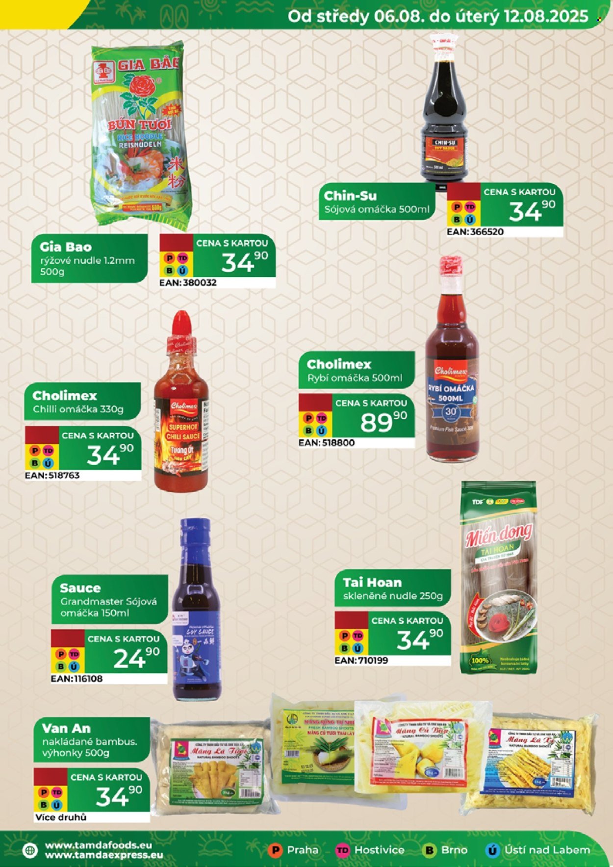 TAMDA FOODS leták - Od středy 6.8.2025 (2025-08-06 - 2025-08-12)