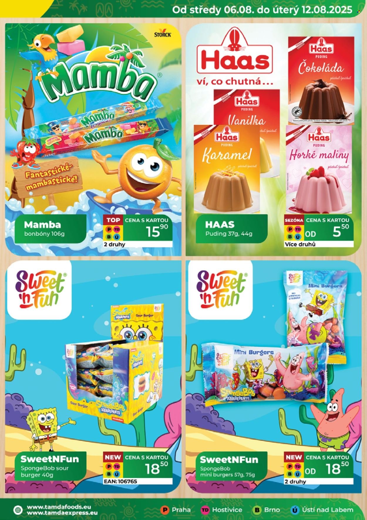 TAMDA FOODS leták - Od středy 6.8.2025 (2025-08-06 - 2025-08-12)