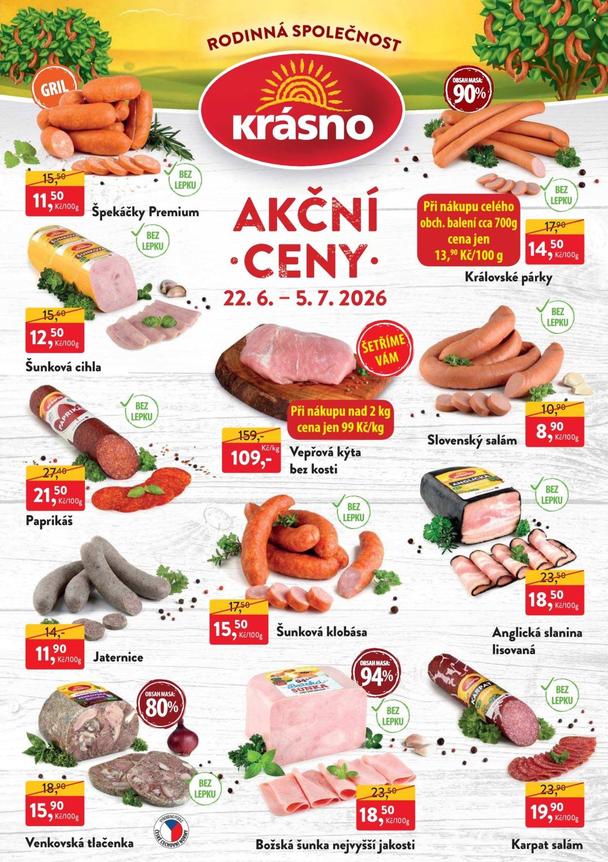 MP KRÁSNO leták - Od pondělí 22.6.2026