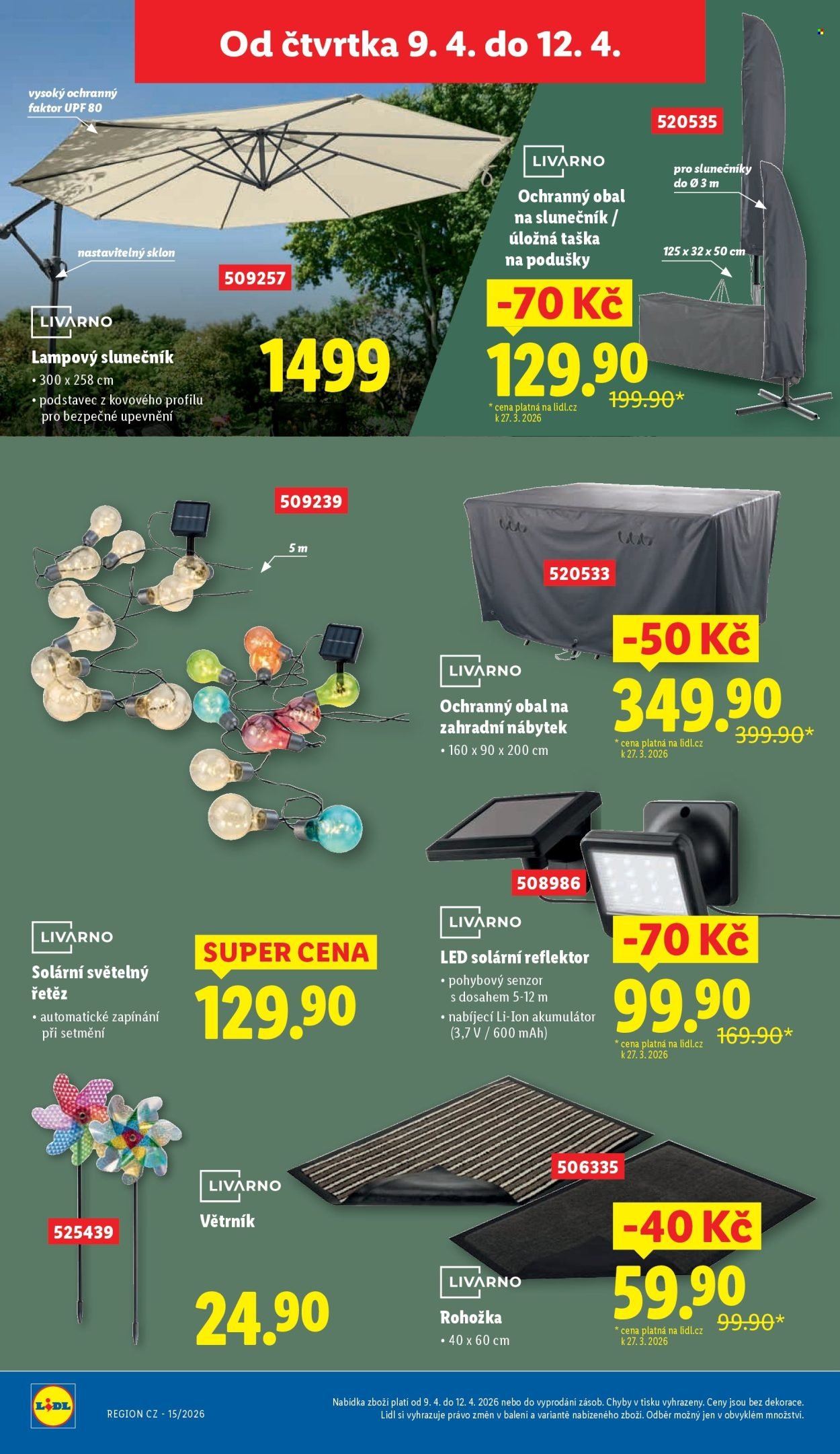 LIDL leták - Zahradní brožura 2026 (2026-04-07 - 2026-04-26)